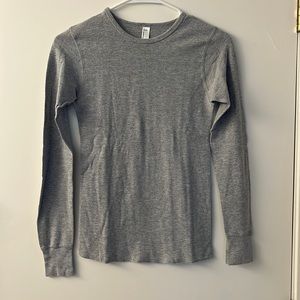 American Apparel grey long sleeve shirt